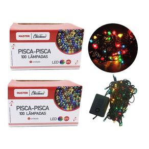 3 pisca pisca de led colorido natal 8 funcoes 200 lampadas master | Casas Bahia 3 pisca pisca de led colorido natal 8 funcoes 200 lampadas master | Casas Bahia
