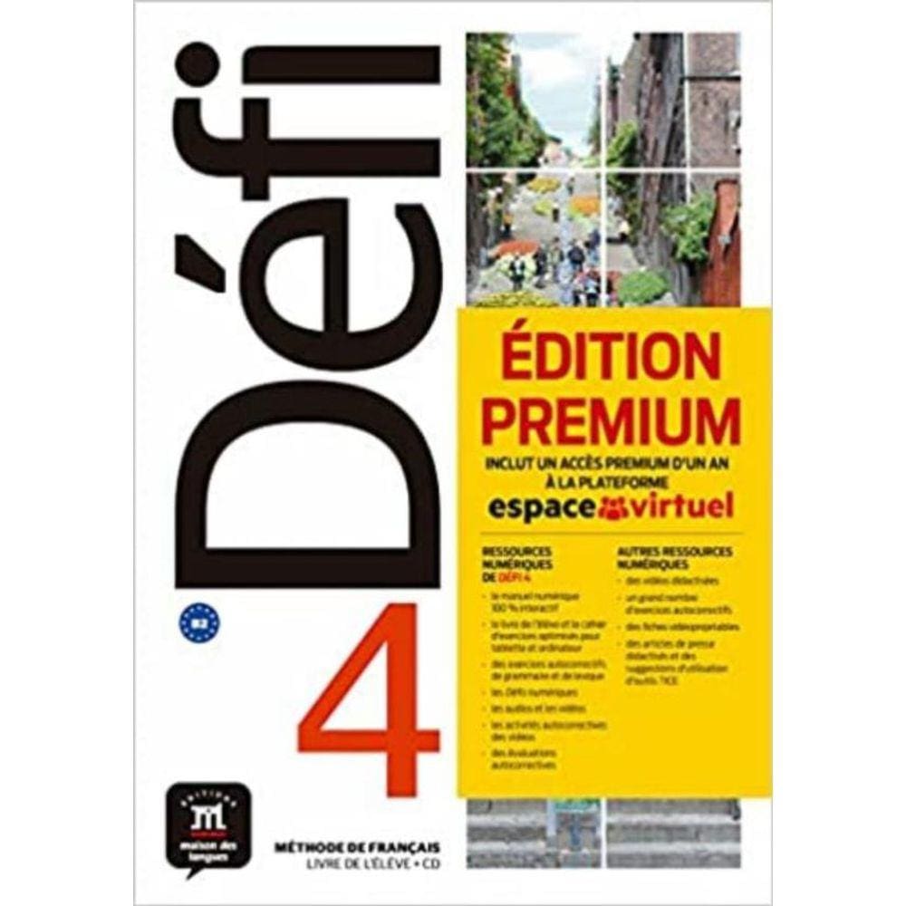 Defi 4 - Livre De L´Eleve Premium + Cd B-2