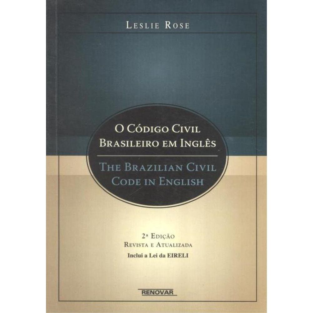 Codigo Civil Brasileiro Em Ingles - The Brazilian Civil Code In English - 2ª Ed