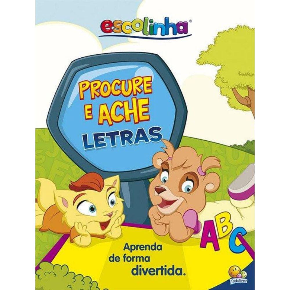 Livro + Tapete Escolinha: Procure E Ache - Letras