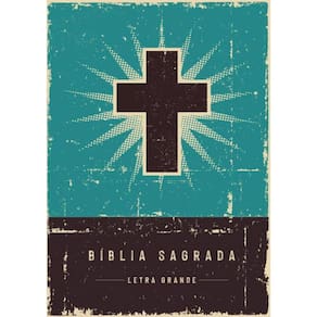 Biblia Retro Turquesa, Nvi, Capa Dura, Letra Grande, Leitura Perfeita