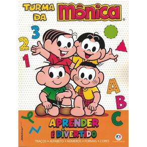Turma Da Monica - Aprender E Divertido - Tracos, Alfabeto, Numeros, Formas E Cores
