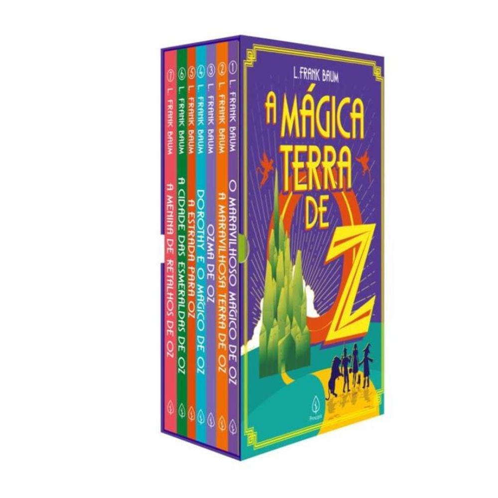 Box - A Magica Terra De Oz - Vol. I - Com Sete Livros E Marcadores De Paginas Imantados