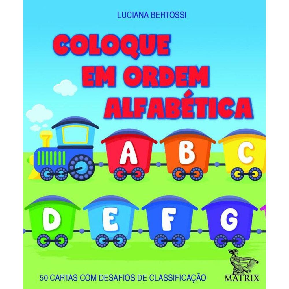 Coloque Em Ordem Alfabetica