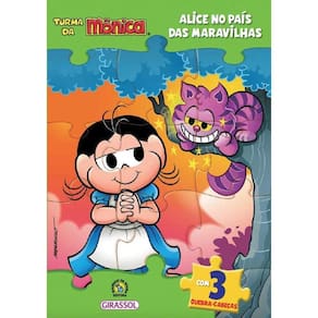 Turma Da Monica Livro Quebra-Cabeca - Alice No Pais Das Maravilhas