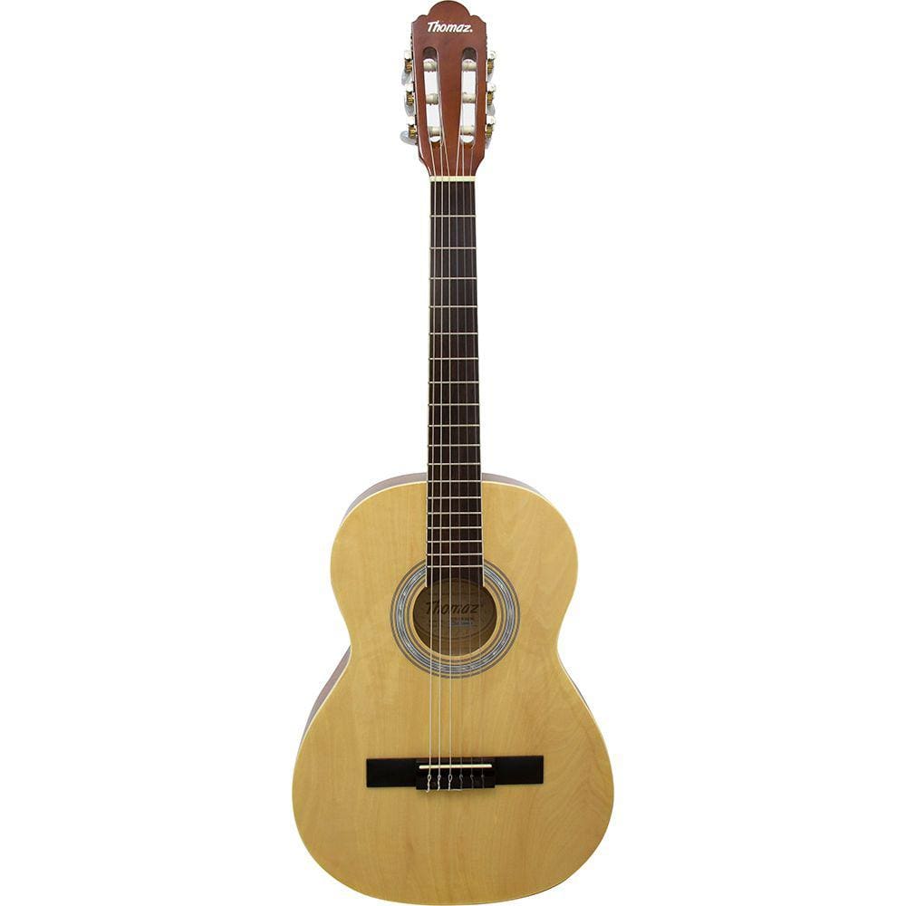 Violão Acústico Infantil de Nylon para Destros com Tensor TCG 360 Natural Thomaz