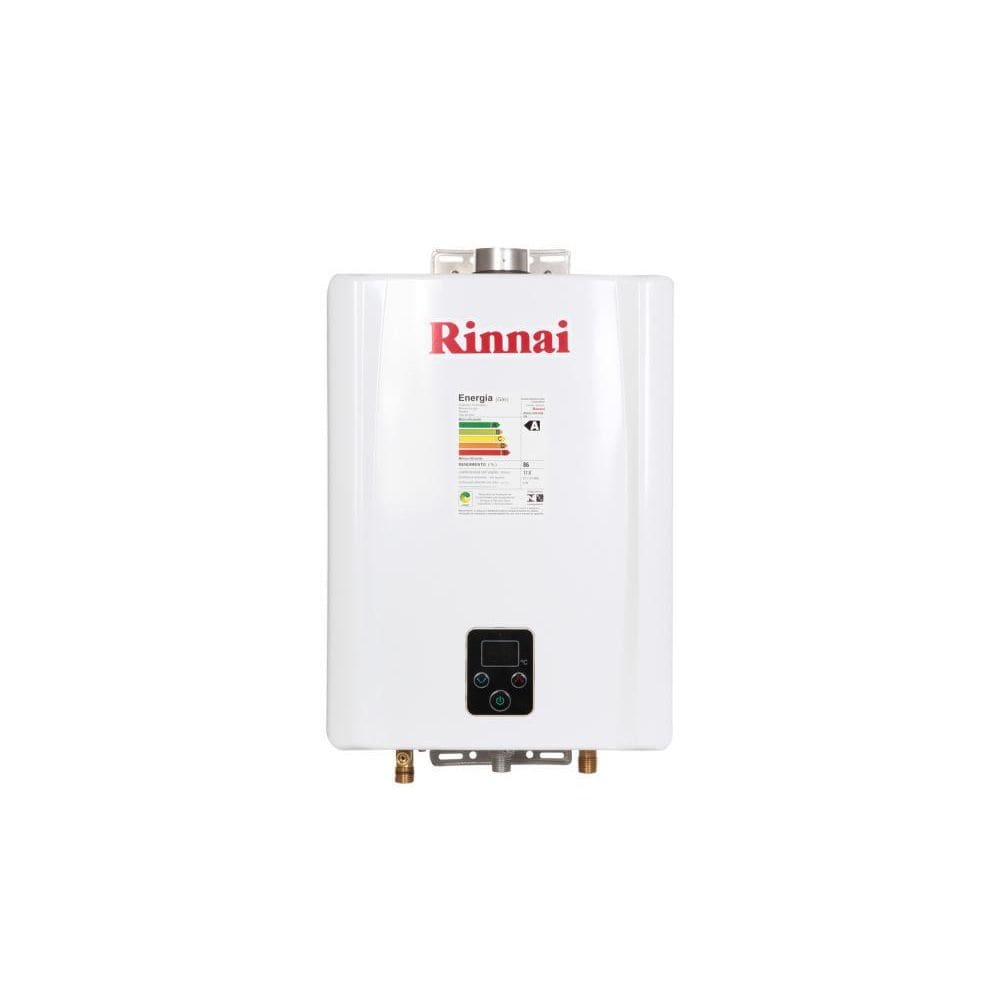 Aquecedor 17 Litros Rinnai E171 Gás Natural Branco