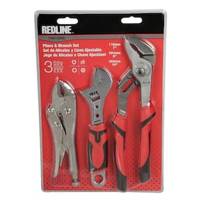 Kit com 3 Ferramentas de Encanamento Redline