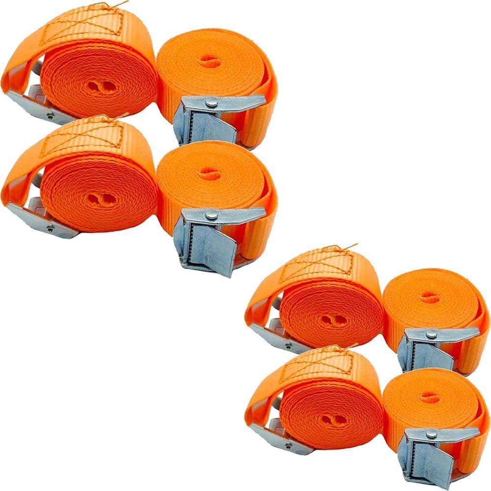 Kit 8 un Cinta Amarração para Carga sem Catraca 1” x 2,5m - Starfer