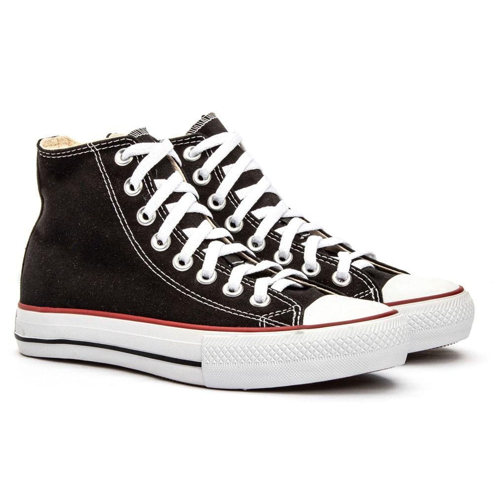 All Star Cano Alto Converse Todo Preto