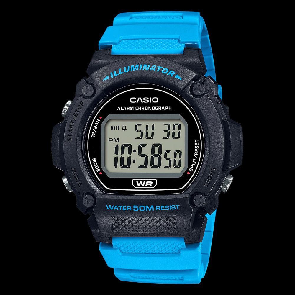 Relógio Casio Masculino Digital Illuminator W-219H-2A2VDF