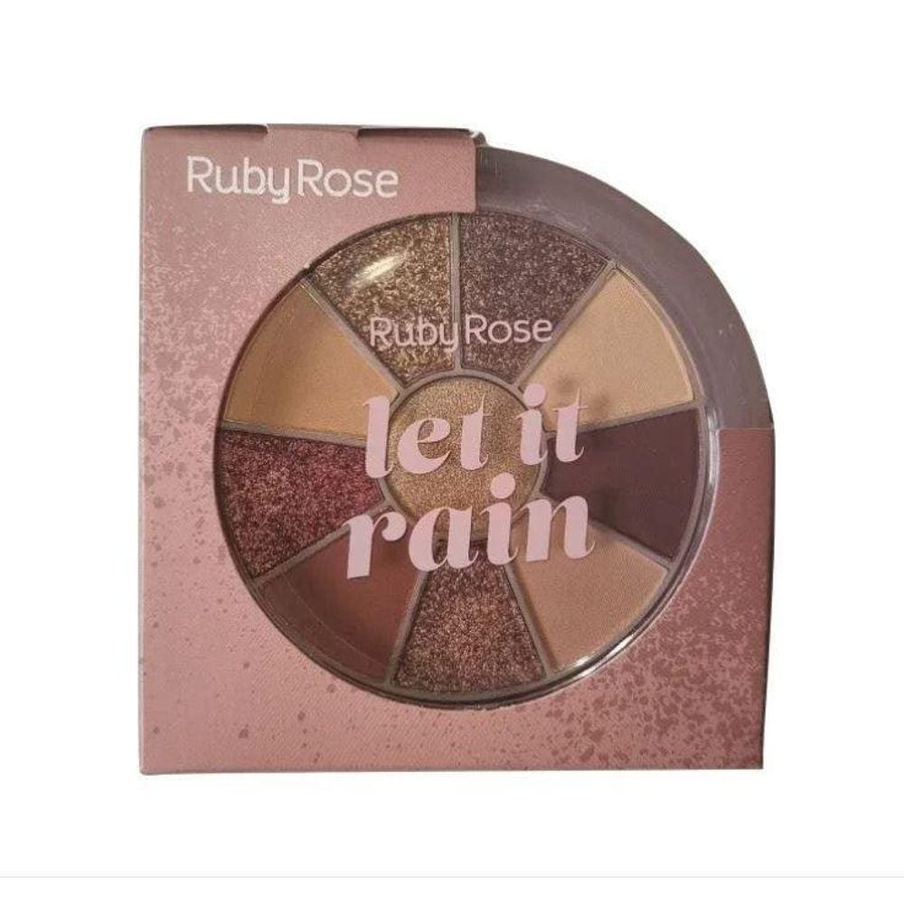 Paleta De Sombras & Highlighter - Let It Rain 1075-4