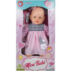 Kit Roupa Boneca Reborn 46/56Cm 6 Itens Vestido Poá Casinha