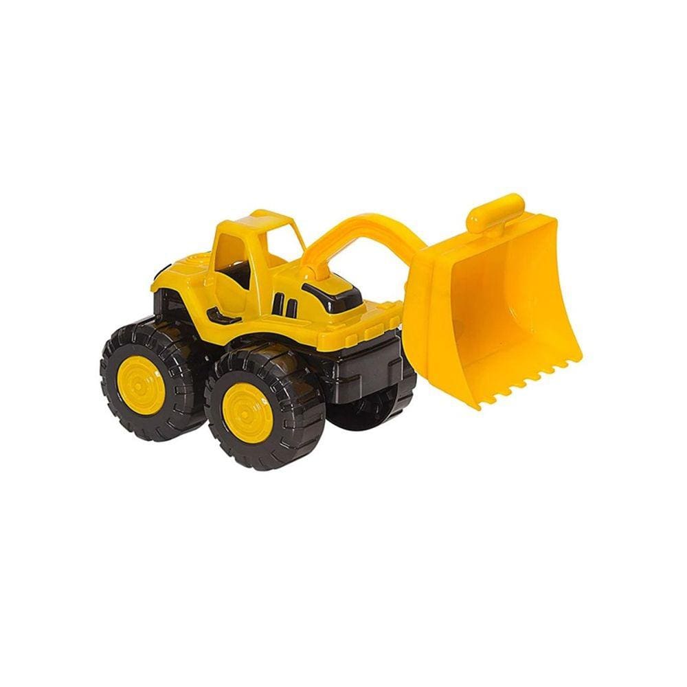 Trator Carregadeira Solapa 24cm Amarelo R 303 BS Toys