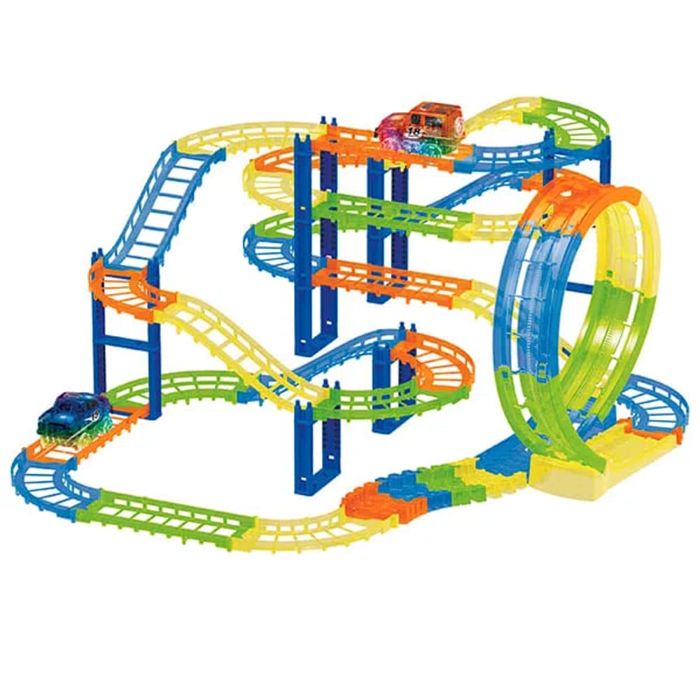 Pista de Carrinho Lighting Track 1Carrinho C/ Luz Art Brink