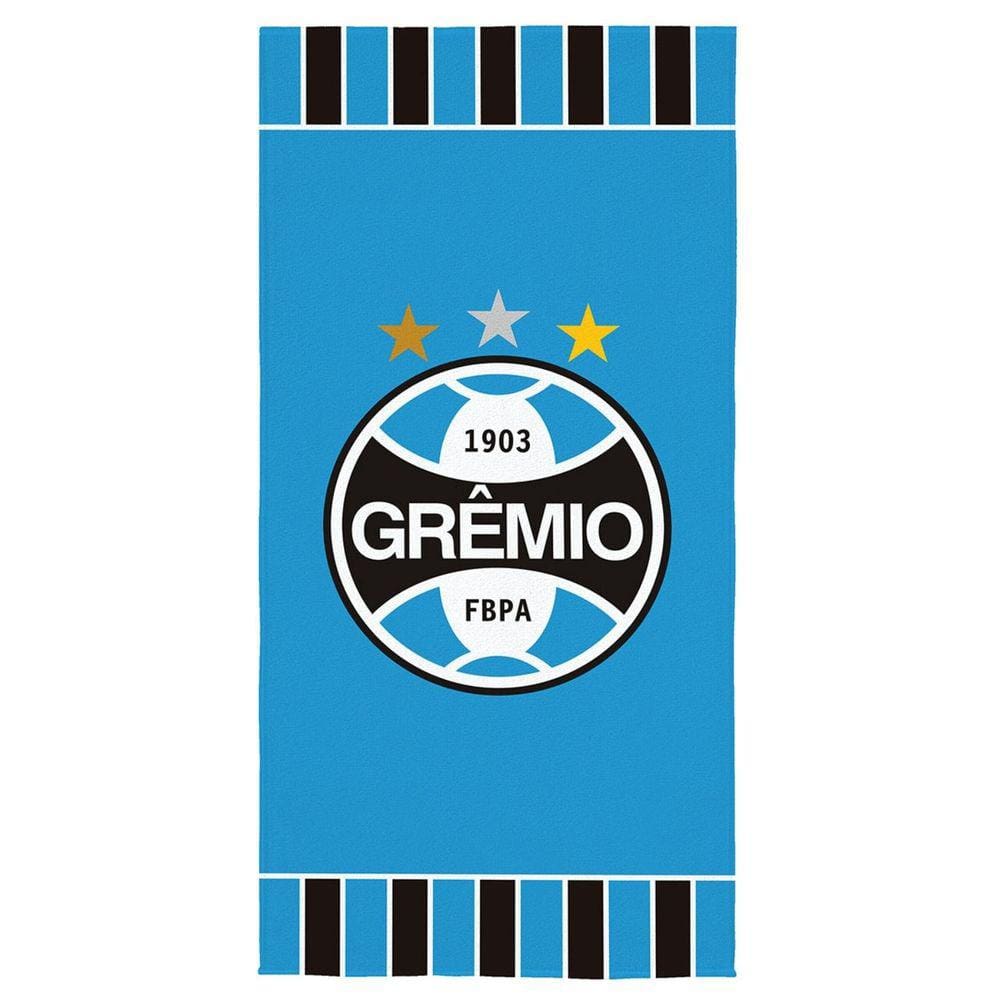 Toalha Aveludada Estampada Grêmio Lepper