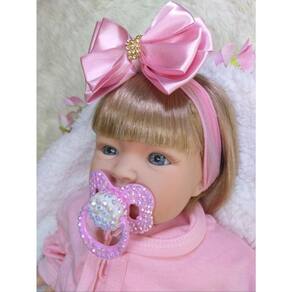 Roupa para Boneca - Bebê Reborn - Laura Baby - Monkey - Azul - Shiny Toys