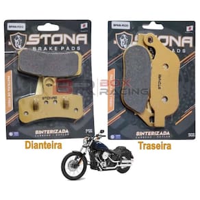 Jogo pastilha freio Stona D/T FXS Blackline 1690 2014 2015