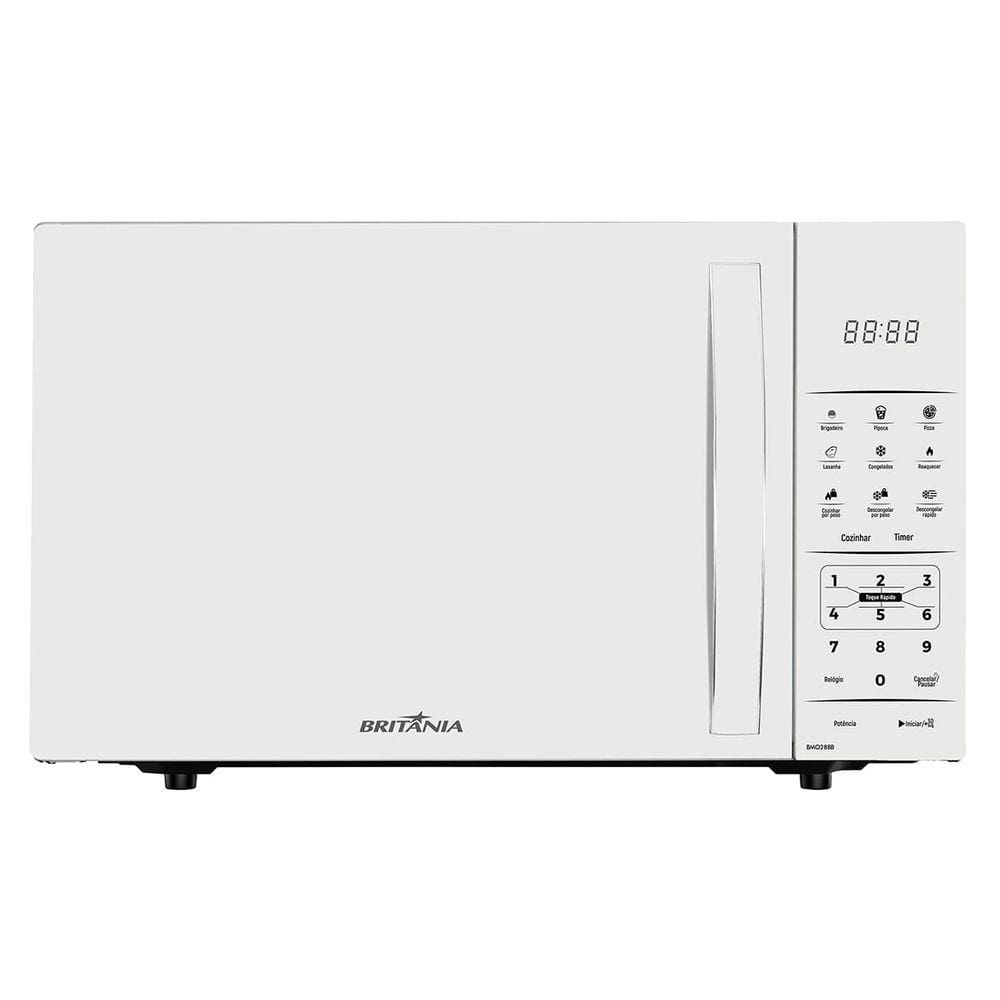 Micro-ondas 28 Litros - Branco - Britânia - Bmo28bb - 220v