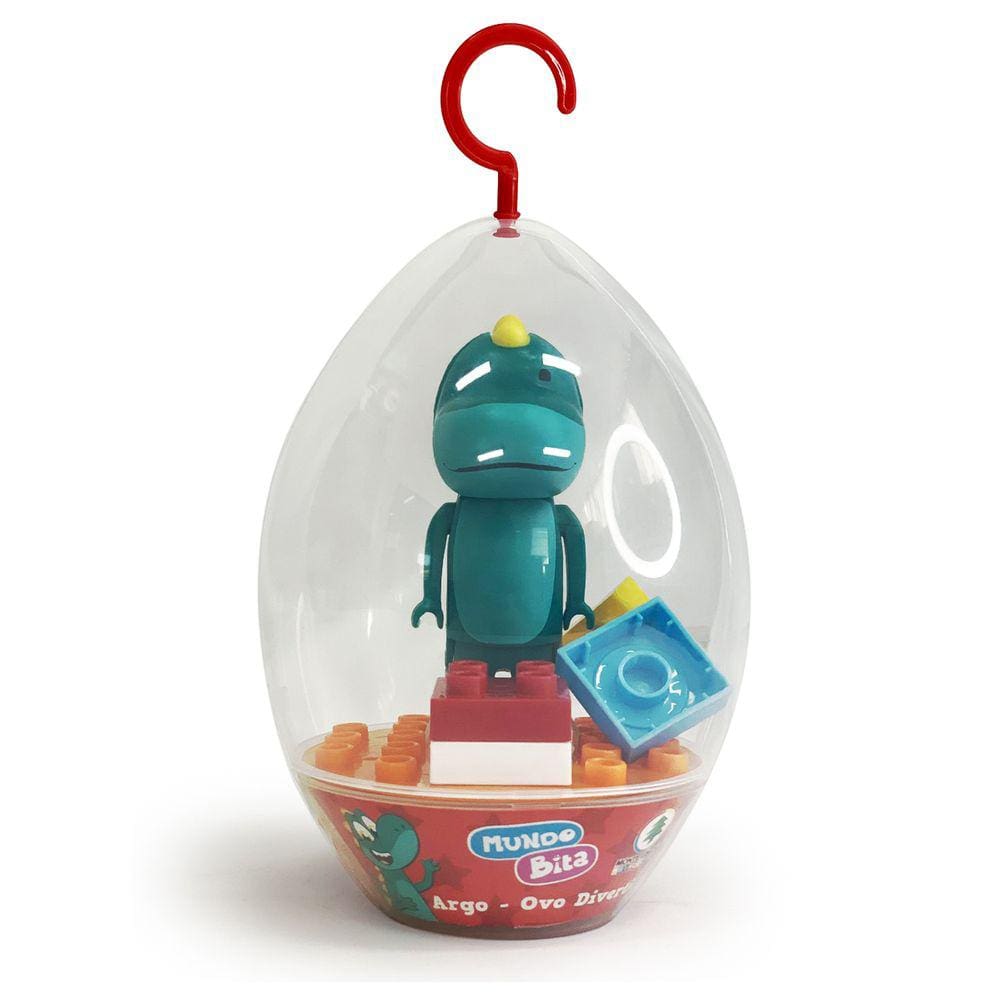 Brinquedo Ovo Divertido 6pçs Mundo Bita- Dinossauro Argo