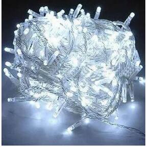 Pisca De Natal 100 Leds 8 Funções Fio Transparente 10m 110v Ou 220v Pisca Pisca Luz de Natal Luzinha Natalina