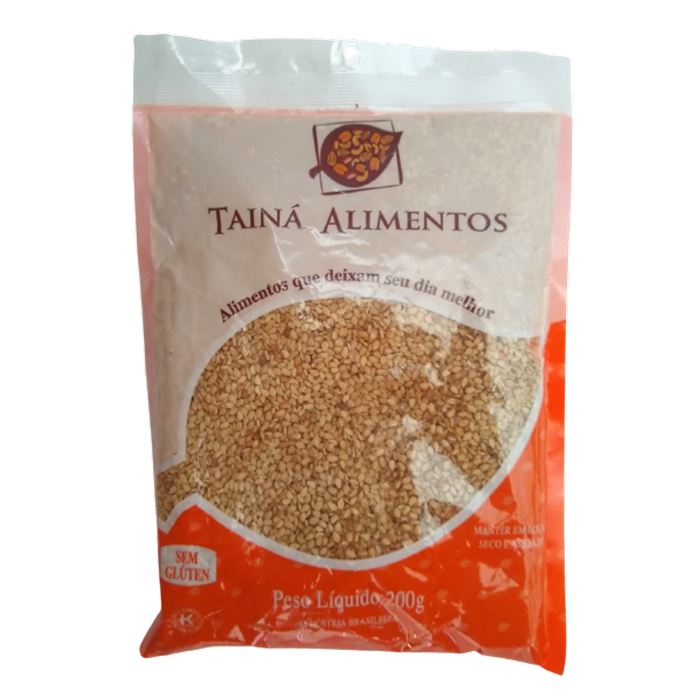 Kit 2X: Gergelim Torrado Tainá Alimentos 200g
