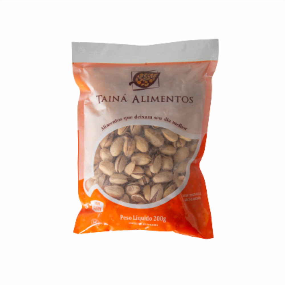 Kit 2X: Pistache com Casca Torrado e Salgado Tainá 200g