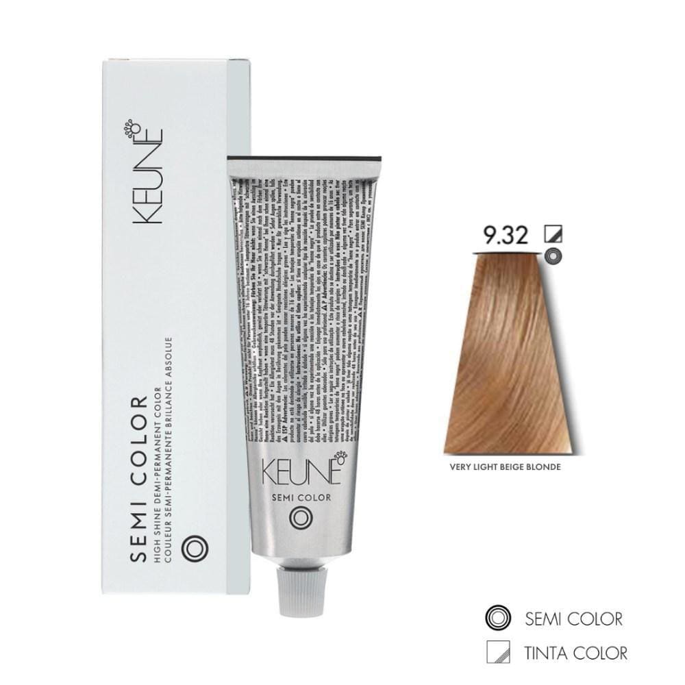 Tinta Semi Color Keune 9.32 Very Light Beige Blonde 60ml