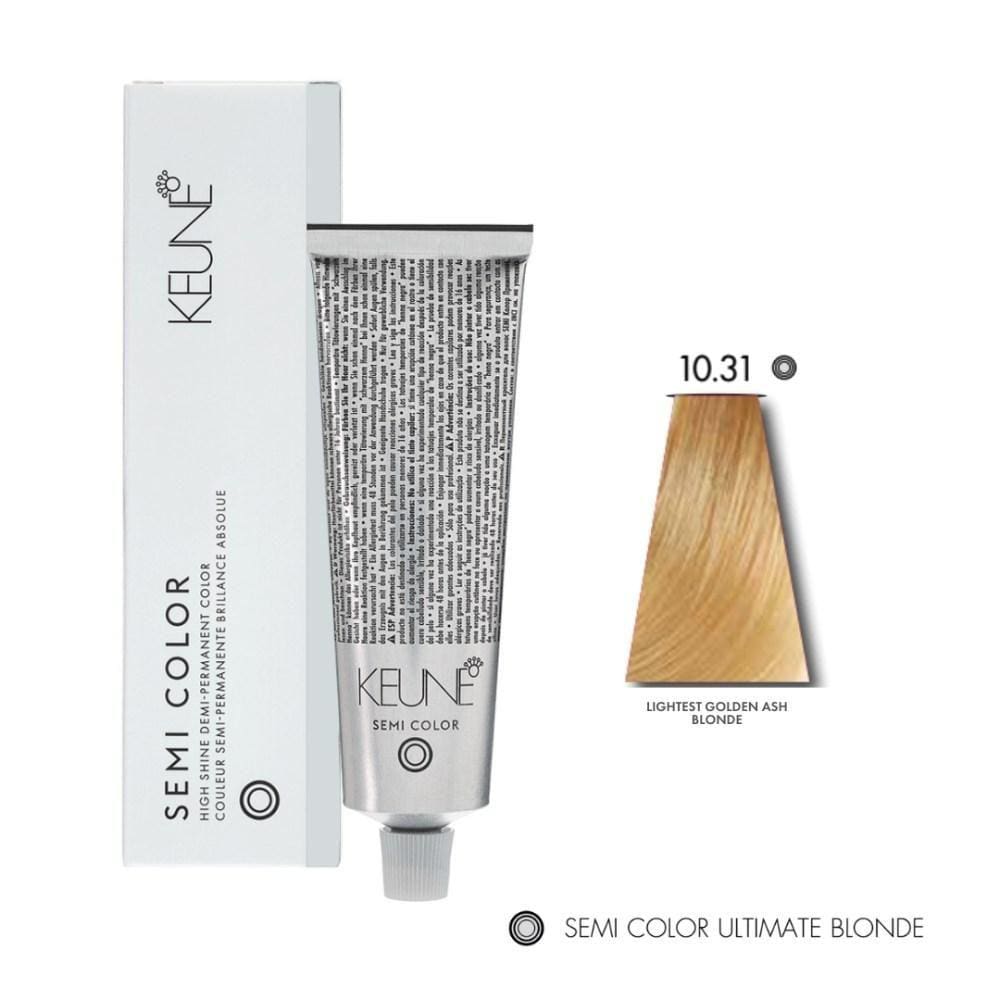 Tinta Semi Color Keune 10.31 Lightest Golden ASH Blonde 60ml