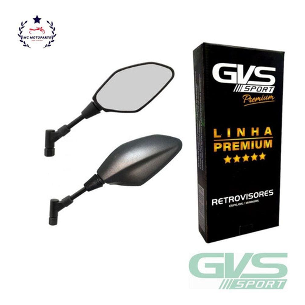 Retrovisor Gvs Premium Mt 03-07-09 Yamaha Giro 360º Convexa