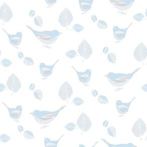 Papel de Parede Just 4 Kids Passarinhos G56541 - Rolo: 10m x 0,52m