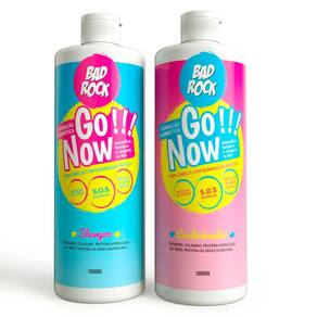 Kit Shampoo + Condicionador Bad Rock Go Now 1L