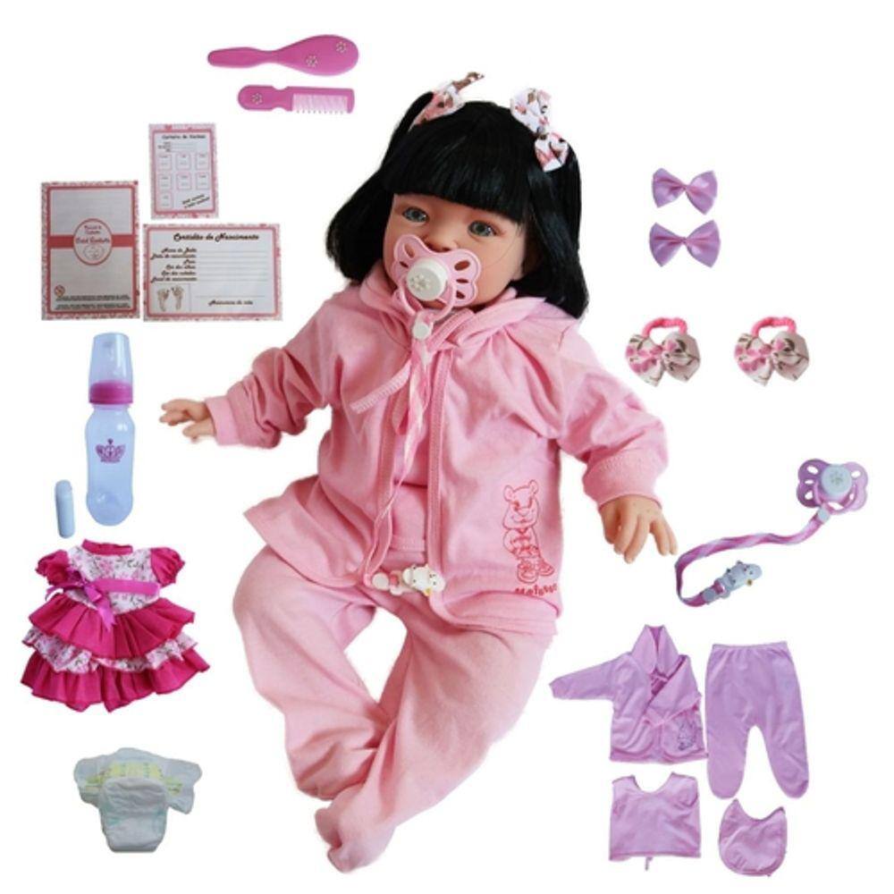 Boneca - Bebe Reborn Que Chora - Chic Outlet - Economize com estilo!