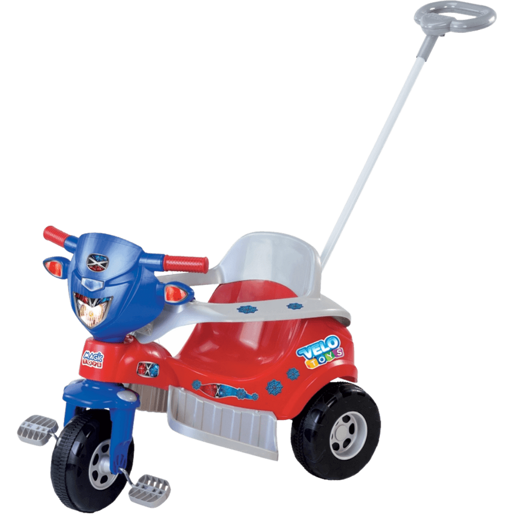 Triciclo Infantil Tico Tico Com Empurrador Motoca - Magic Toys