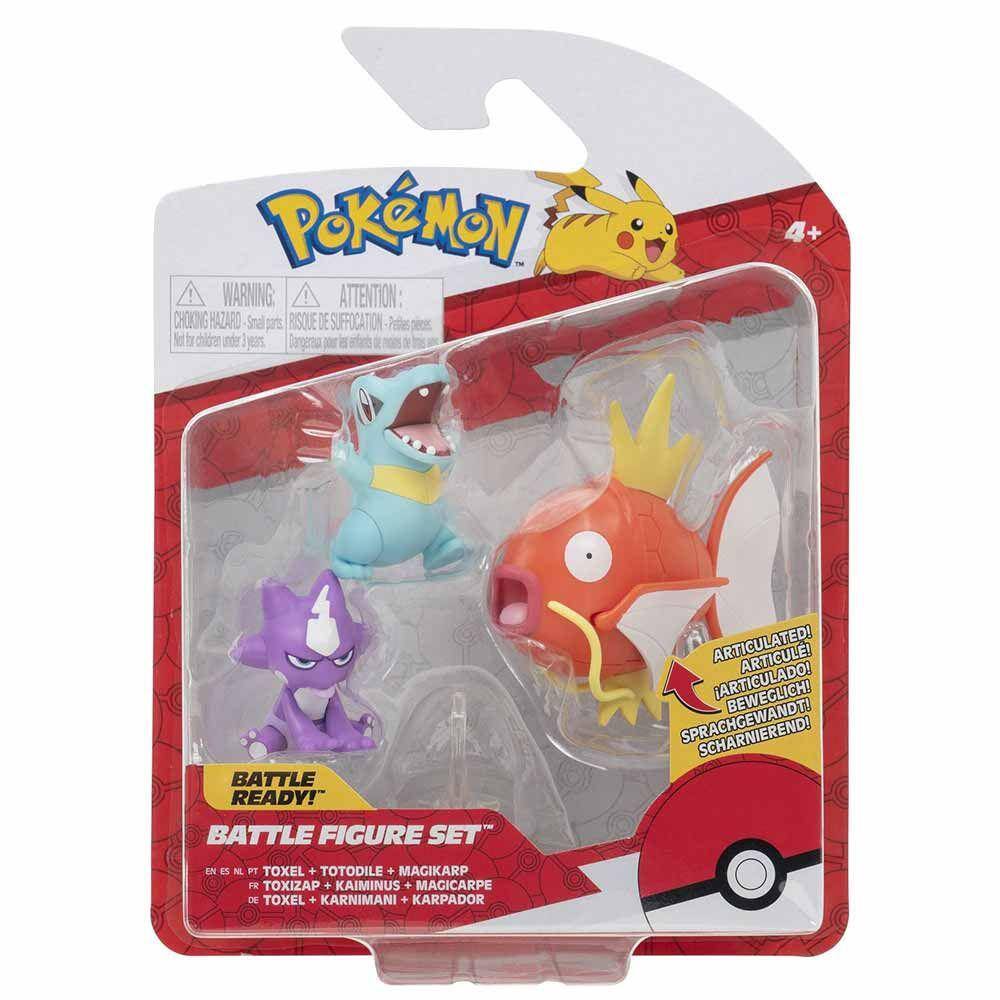 Boneco Pokemon Toxel E Toxizap Evolução Multipack Sunny