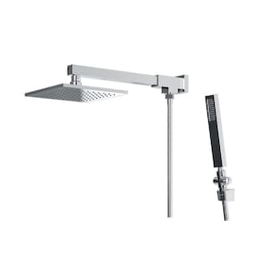 Chuveiro Articulado De Parede Com Desviador Fani Versata Cromado 3300 C120