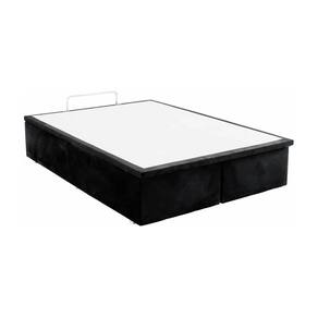 Base Baú Physical Camurça Preto Queen (158X198X39) - Ortobom
