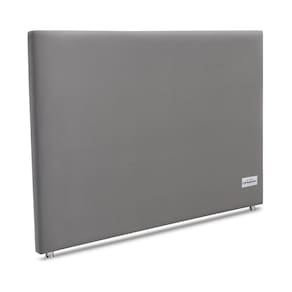 Cabeceira Sena Veluto Cinza Super King 12x195x125 Camurça