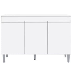 Balcão Gabinete de Pia sem Tampo 120cm 3 Portas Manu - AJL Móveis