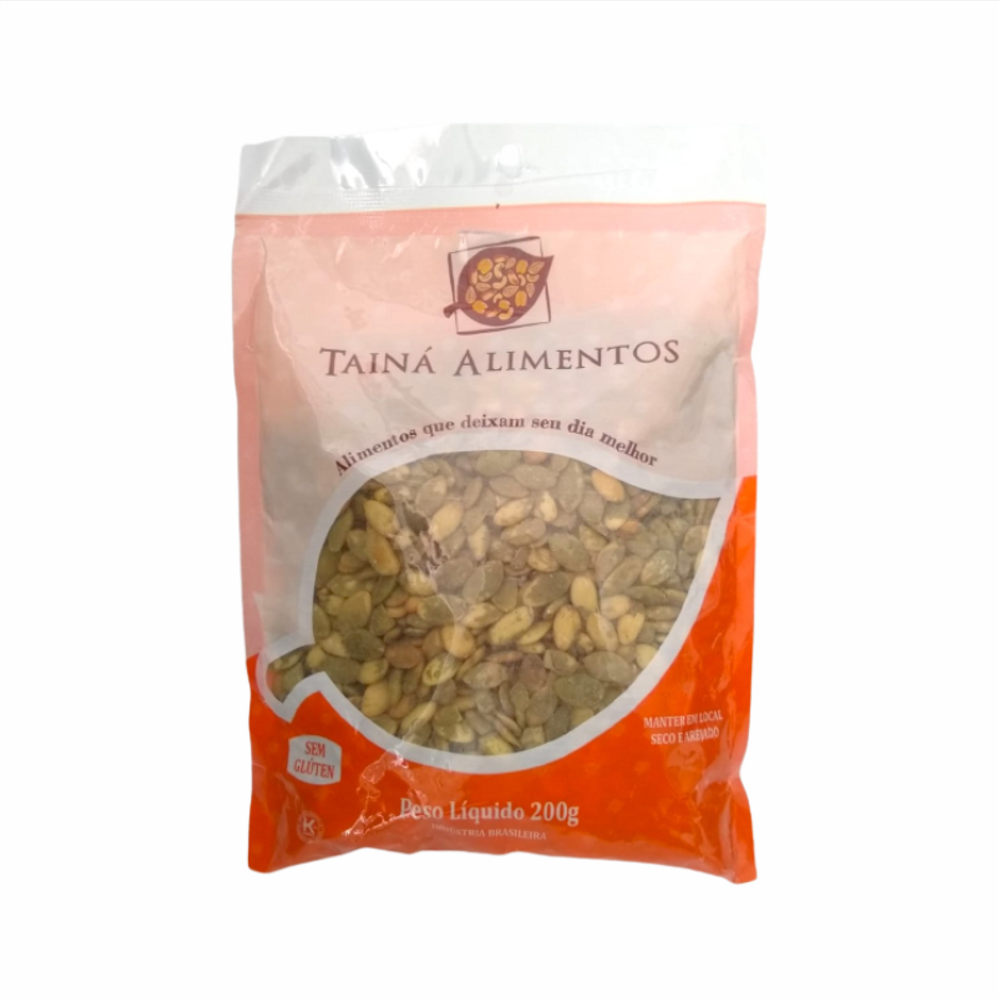Kit 2X: Semente de Abóbora Torrada/Salgada Tainá 200g