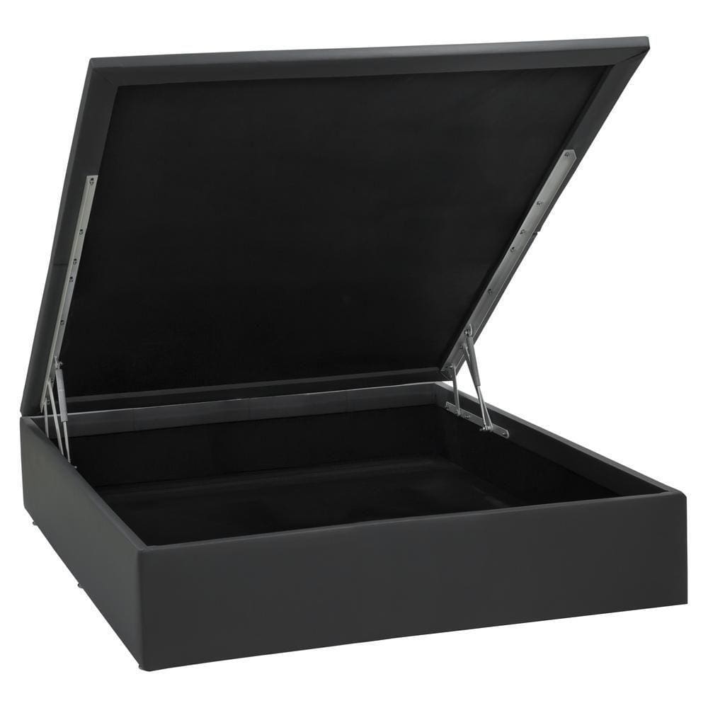 Base Baú Physical Preto Casal (138X188X39) - Ortobom
