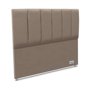 Cabeceira South Veluto Bege Casal 11x140x125 Camurça