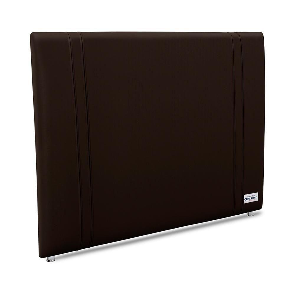 Cabeceira Tamisa Facto Marrom Casal 8x140x125