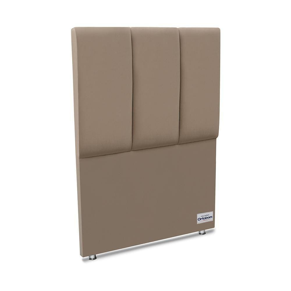 Cabeceira South Veluto Bege Solteiro 11x90x125 Camurça