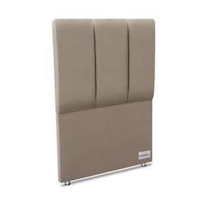 Cabeceira South Linho Bege Solteiro 11x90x125 Linho