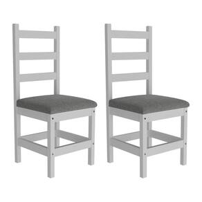 Conjunto Com 2 Cadeiras De Jantar Lívia Cr5092 Branco