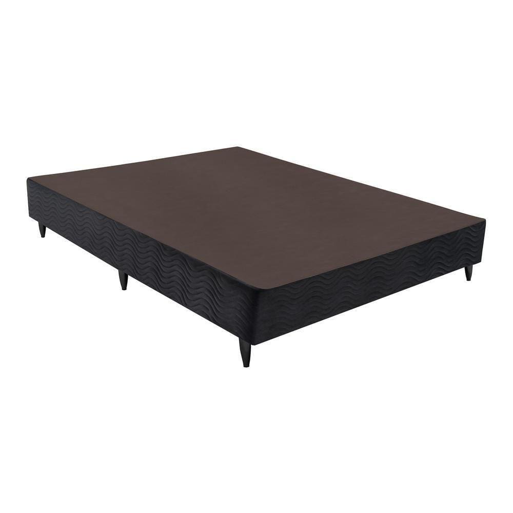 Base Camurça Preto Casal (138X188X23) Ortobom