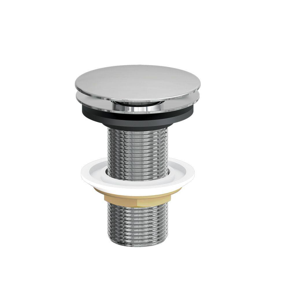 Valvula Click Redonda Para Lavatorio Cromada Fani 1608 Cr