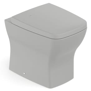 Kit Vaso Sanitário Convencional com Assento Termofixo Queda Amortecida Boss Incepa Stone Fosco
