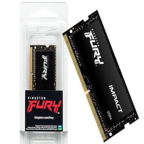 Memória Notebook Kingston 32Gb DDR4 3200Mhz Fury Impact KF432S20IB/32